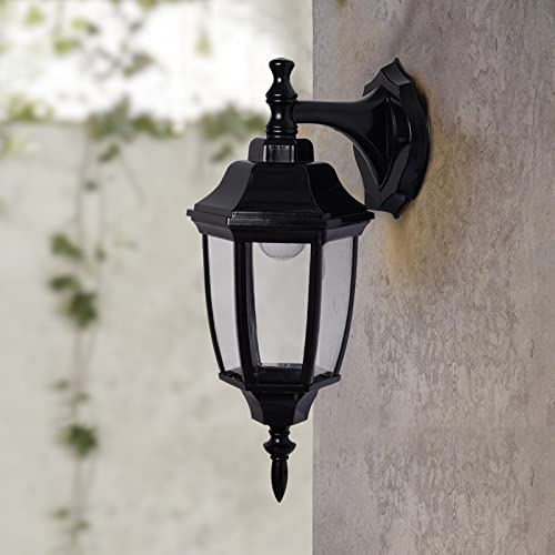 Lampe de rue résidentielle rétro blanc étanche au design soigné pour façade