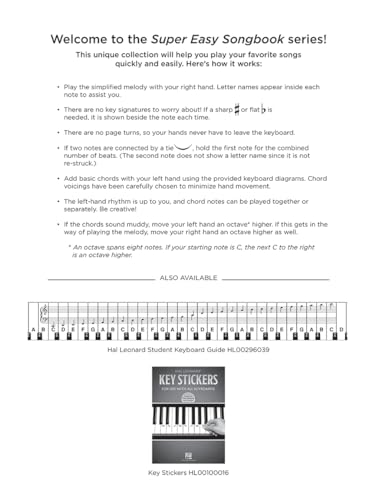 image for Hal Leonard Taylor Swift Super Easy Songbook, 2nd Edition | Beginner P