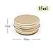 Wopanxye 15pcs Aluminium Tins Jars, 15ml Empty Cosmetics Container Pots, 15g Travel Sample Pots Round Cans with Screw Lids for DIY Crafts Salve Candle Lip Balm Storage Slime Cream Powder Tea Beads