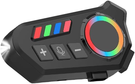 Glekyole K06 Bluetooth Headset with control buttons and RGB dial.