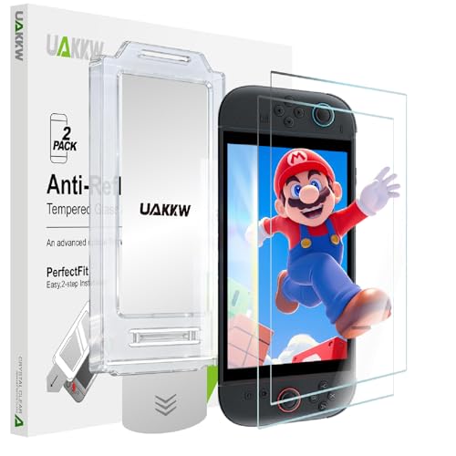 UAKKW 2-Pack AR Tempered Glass Screen Protector for Nintendo Switch 2 by UAKKW - Used condition - US$25.52