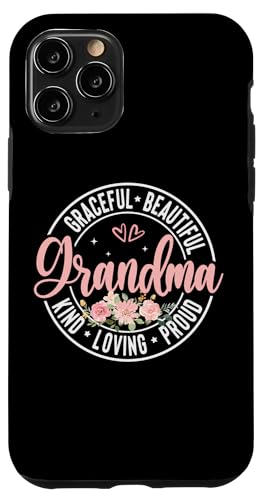 Coque pour iPhone 11 Pro Grandma Graceful Beautiful Grandma Quotes Saying Mothers Day