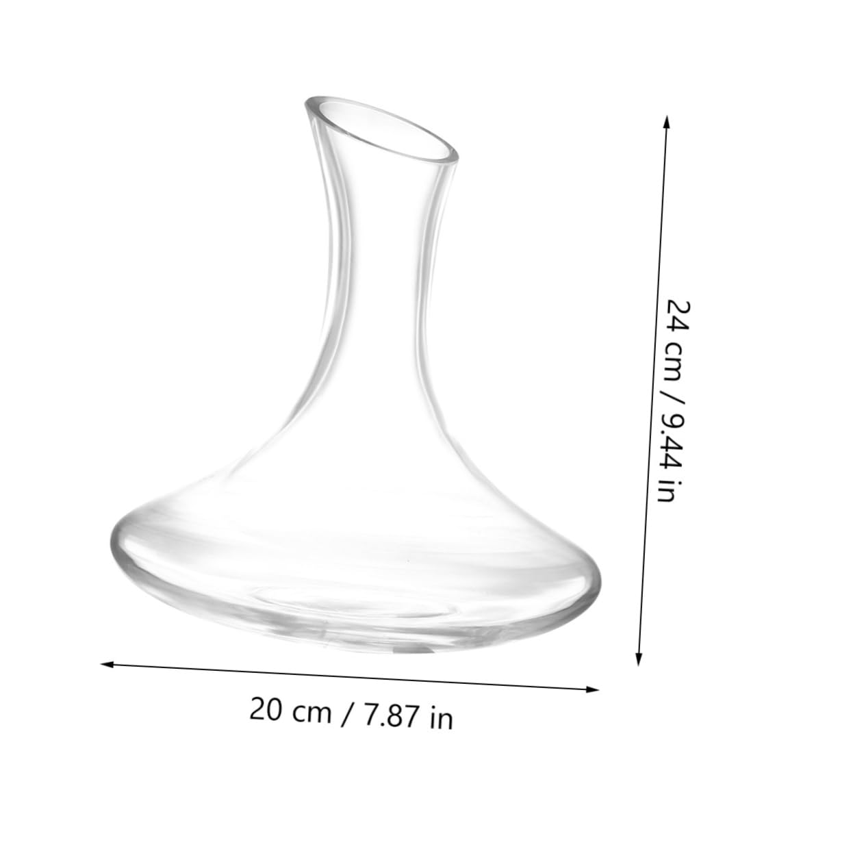 COLLBATH 1pc Decanter Wine Red Wine Carafe Wine Canister Drink Distributor Hand Blown Wine Fruit Juice Beverages Bottle Pitcher Classics Pierced Pitcher Wine Vase Wine Breather Glass