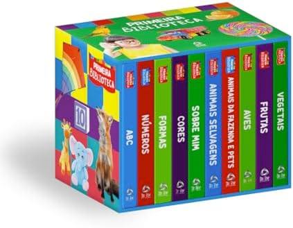 Coleção Primeira Biblioteca Volume 01 - Box com 10 Livrinhos