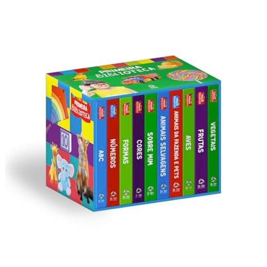 Coleção Primeira Biblioteca Volume 01 - Box com 10 Livrinhos
