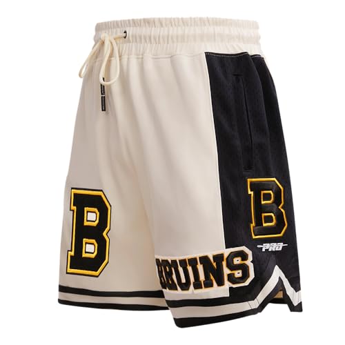 Pantalones cortos NHL de hombres Pro Standard Retro Classics M Pro 2.0 en color negro y crema