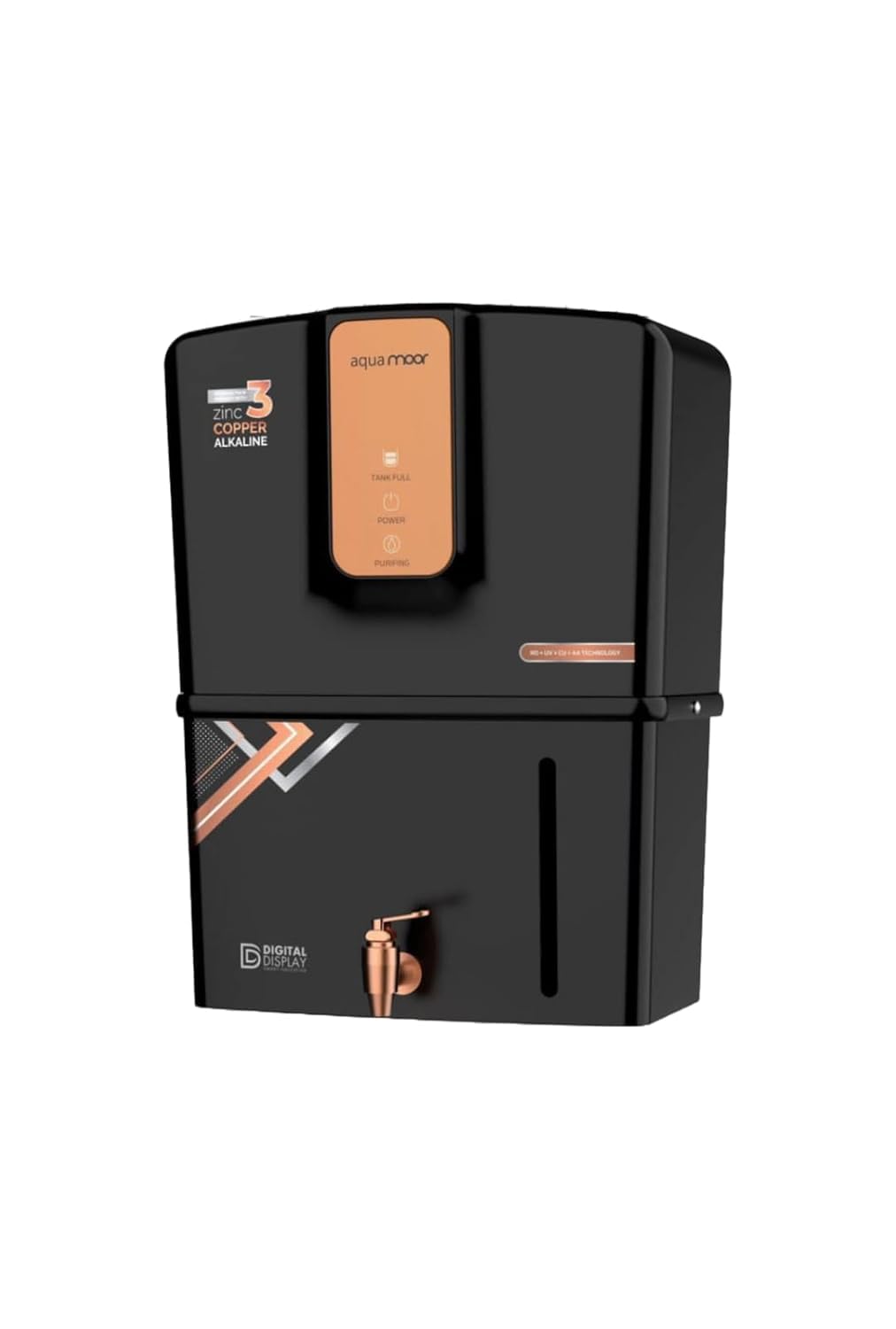 Aqua Moor RO+Copper+Zinc+Alkaline Water Purifier | 12 Ltr Storage Tank | Black Copper With Zinc Alkaline Technology,-image-10
