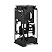 Fractal Design Mood Black PC Case - Sleek Fabric Design, 180mm Top Fan, Conceals 325mm Graphics Card, m-ITX Motherboard Compatible, Easy Access Build, Efficient Cooling