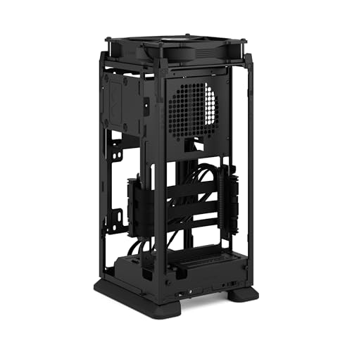 Image of Fractal Design Mood Black PC Case - Sleek Fabric Design, 180mm Top Fan, Conceals 325mm Graphics Card, m-ITX Motherboard Compatible, Easy Access Build, Efficient Cooling