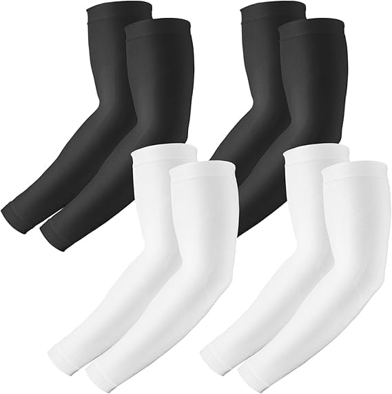 Image of Luminex Commerce Cooling Arm Sleeves for Men & Women, UV Sun Protection Hand Sleeves, Cricket, Motorcycle, Golf