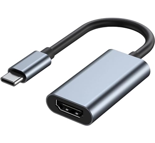 USB C to HDMI Adapter USB Type-C to HDMI Adapter Thunderbolt 3/4 HDMI Adapter for Laptop MacBook Pro/Air, Galaxy/Monitor, iPhone15 Pro max, Dell XPS, Thinkpad, Surface, Ipad Pro