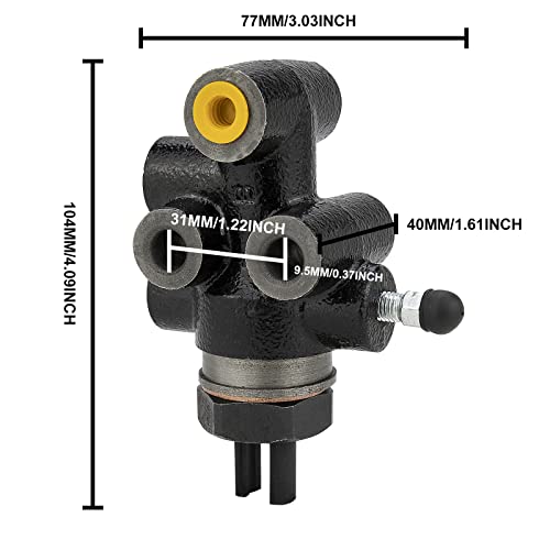 Voilamart Brake Load Sensing Proportioning Valve Compatible With 1983-1995 Toyota Pickup Sr5 Dlx Extended Cab Pickup 47910-26040 2.4L 3.0L Right-Hand Drive #TOP3