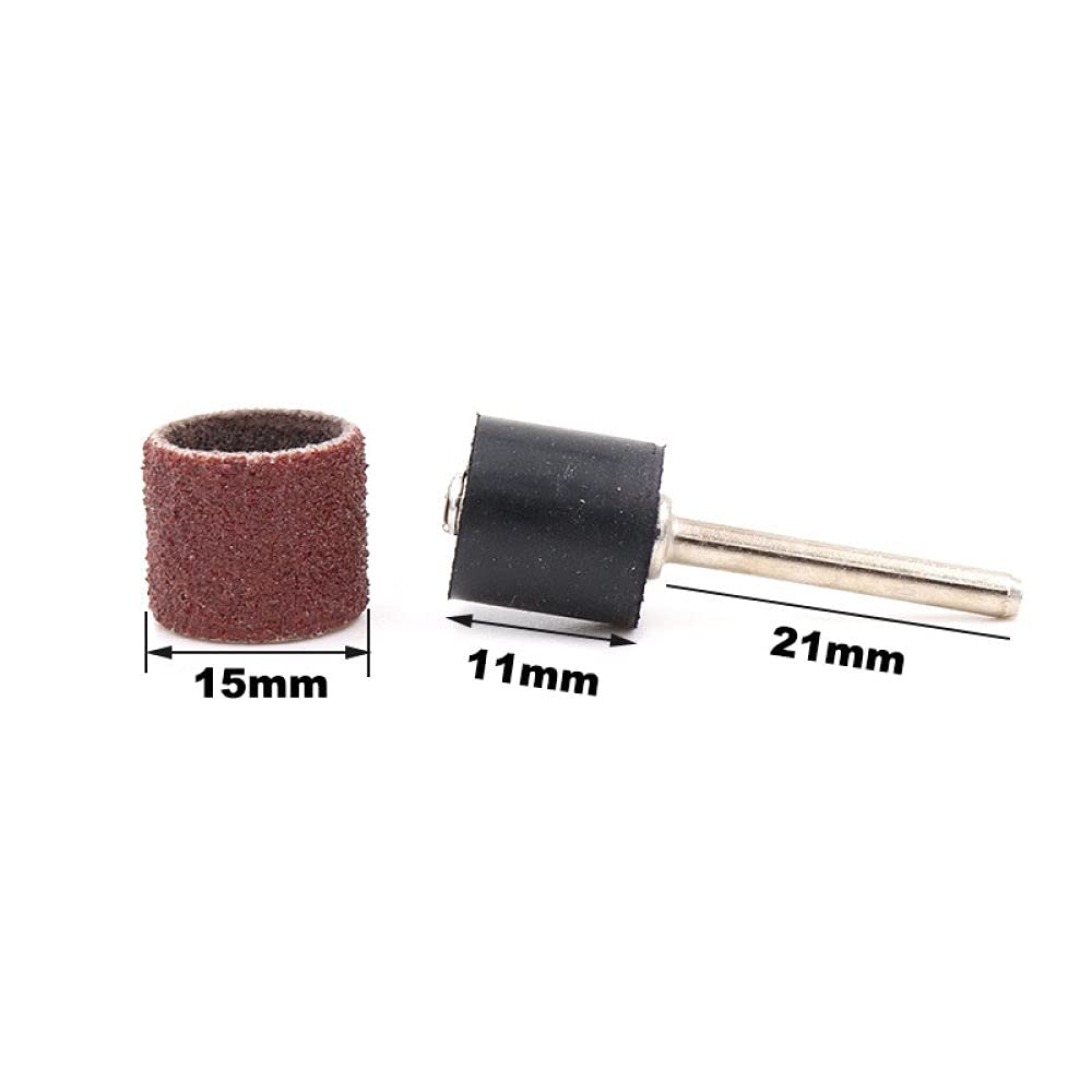 Lot De 100 Manchons De Ponçage 1/2 Pouce Grain 600 - Pour Mini Perceuse, Neuf, Marque Uxcell