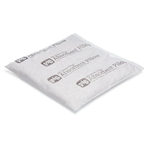Image of PIG Sheen Clean Oil-Only Absorbent Pillow | Absorbs Oil-Based Liquids |1 Gal Absorbency | 17 inch L x 16 inch W x 1 inch H | 10 Pillows | SKM602