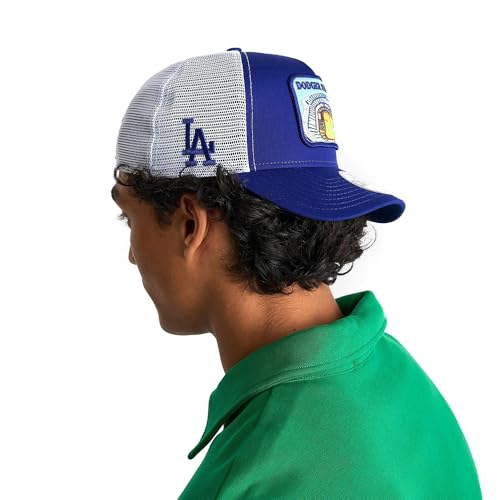 Gorra Trucker New Era LA Dodgers Azul Blanco Ajustable miniatura 6