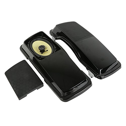 XMT-MOTO Saddlebags Lid with 6'x 9' Speakers Fit for Harley Davidson 1994-2013 Touring Road Glide Road King Street Glide Models