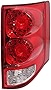 Evan-Fischer Tail Light Assembly Compatible with 2011-2019 Dodge Grand Caravan Red and Clear Lens Passenger Side