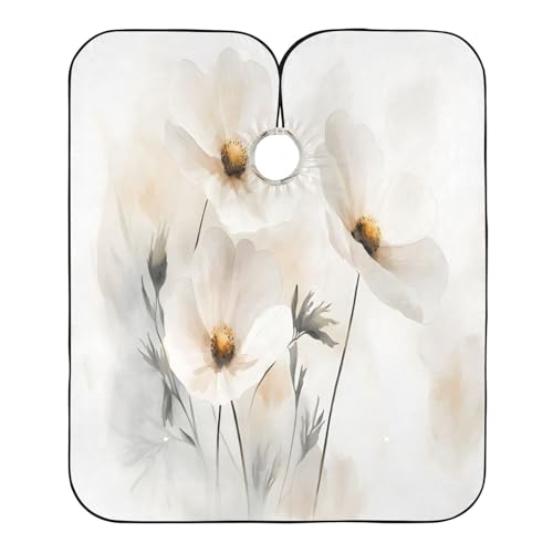 Capa Profesional de Corte de Cabello Impermeable Elegant Wildflower (2) para Barbería con Cierre Ajustable de Broche miniatura 2
