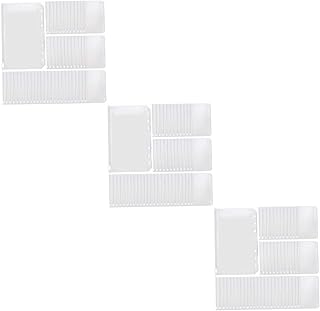 Tofficu 150 Peças Saco De Buggy Com Zíper Bolsa De Malha Com Zíper Transparente Fichário Com Zíper Fichário Organizador De Documentos De Projeto Fichário Bolsa Com Zíper A6 Bolsa Com