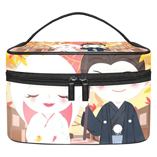 Trousse de maquillage paysage du Japon idéale pour vos retouches de maquillage en voyage d'affaires