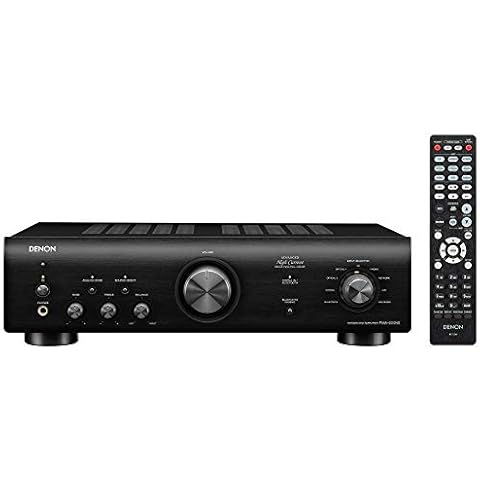 Denon PMA600NE HiFi Amplifier, Power Amplifier with Bluetooth, Phono Equalizer, 1x Coaxial & 2x Optical Inputs, Subwoofer Output, Analog Mode, Music Streaming - Black Cover