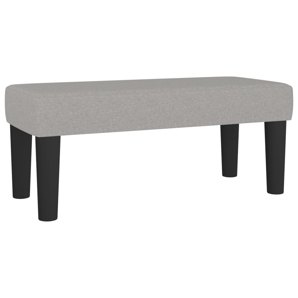Cama con somier con colchón, color gris claro, 120 x 200 cm, tela, cama tapizada, cama individual con cabecero ajustable, marco de cama de poliéster, que ahorra espacio, muebles para jóvenes