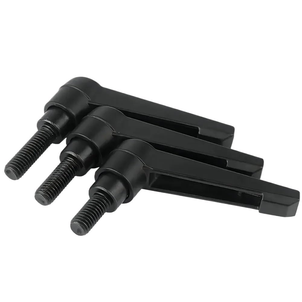 1pcs M4 M5 M6 M8 M10 M12 M16 Handle Screws Bolt Clamping Lever Machinery Adjustable Locking External Male Thread Knob(Nut,M5)