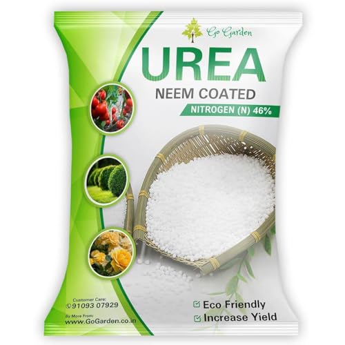 Image of Go Garden Neem Coated Urea Fertilizer 5kg | Water Soluble Nitrogen Plant Food | Boosts Growth & Yield | Ideal for Home Garden, Terrace, Vegetables, Flowers & Outdoor Plants