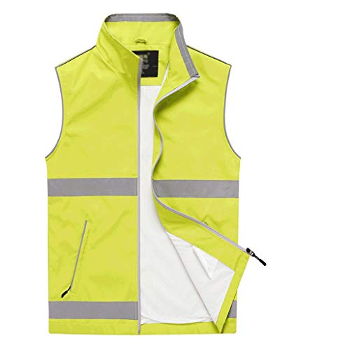 chaleco de seguridad industrial Chaleco de seguridad de alta visibilidad, chaleco reflectante de seguridad, para actividades de la noche al aire libre o traje de trabajador de la construcción chaleco