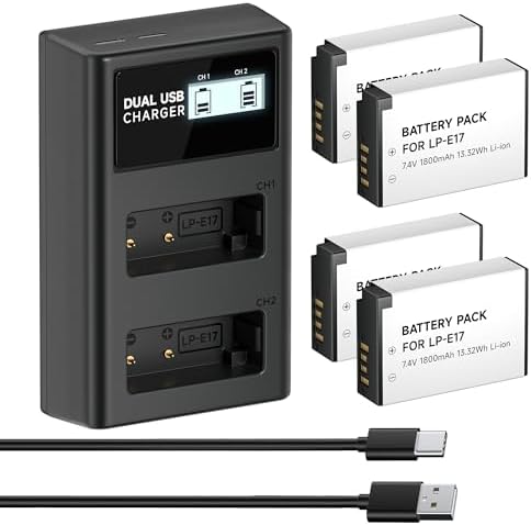 Chargeur Double Patona Avec 2 Batteries LP-E17 Pour Canon EOS RP Et Autres - Neuf