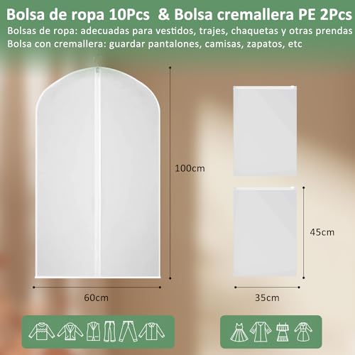 Reviews de Fundas de ropa los 5 más buscados. 3 Fundas de ropa marca RONSXY (3)