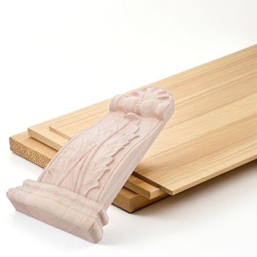 Ménsulas de madera tallada Toyvian para transformar estanterías simples en muebles clásicos 6