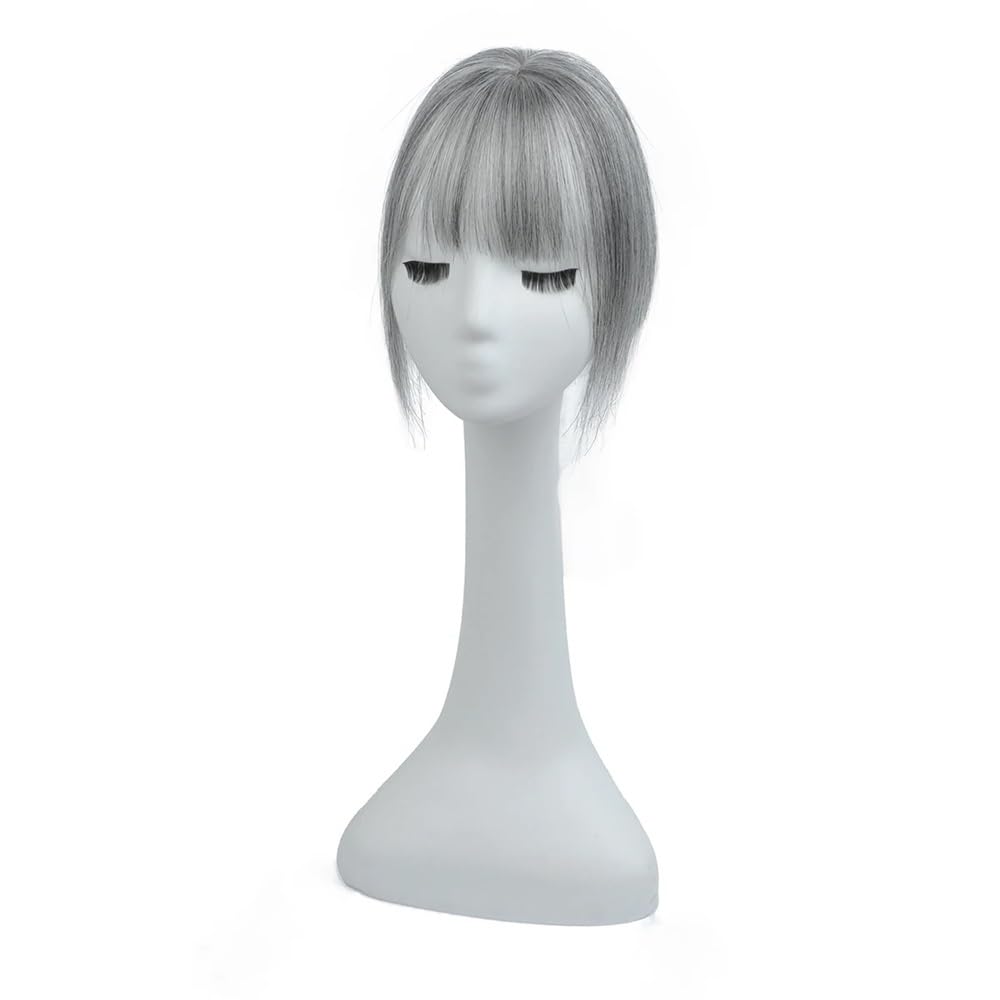 Treski dla kobiet, naturalne włosy, pokrycie 3D 360°, cienkie frędzle, do przerzedzonych włosów, 5 cm x 9 cm treska do włosów dla kobiet (20 cm, ciemny brąz)