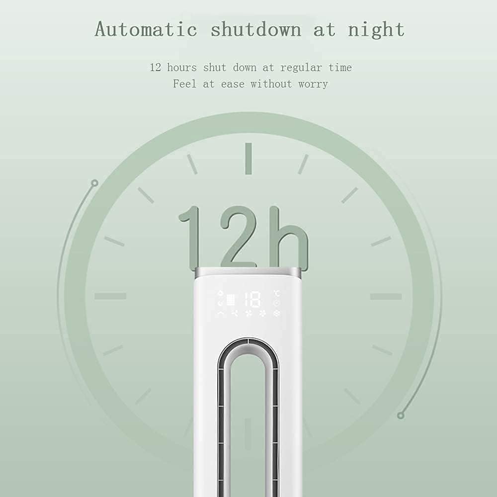 Air Cooler for Home Office Evaporative Coolers Leafless Air Conditioning Fan Tower Cooling Fan Household Silent Water Cooling Fan Humidified Small Mobile Air Conditioner