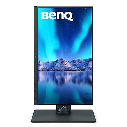Benq Sw270C Photo Video Editing Monitor 27" Qhd 1440P | 99% Adobergb,100% Srgb,97% P3 | Ips | Hardware Calibrated | 16 Bit 3D Lut | Deltae ≤2 | Uniformity | Pantone | Aqcolor | Ergonomic | Usb-C(60W) #TOP1