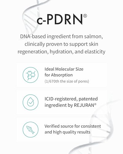 REJURAN® Turnover Skincare Bundle – Turnover Cream Enhanced (1.69 fl oz) + Turnover Ampoule (1.01 fl oz) – Salmon DNA c-PDRN® Face Serum & Moisturizer Set for Regeneration, Collagen, Firming, Glow