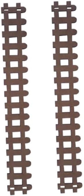 Boyanabilir Ahşap Maket Çit 2 Adet 30x4 cm Dekoratif Minyatür Bahçe Ç…