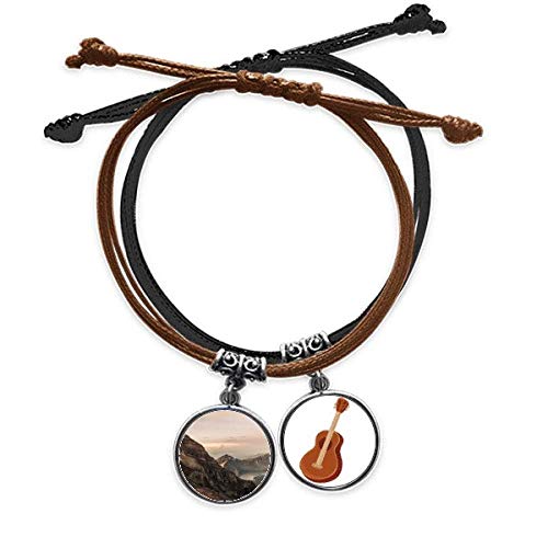 Pulsera neblinas lake estilo casual de cuero para conciertos de guitarra