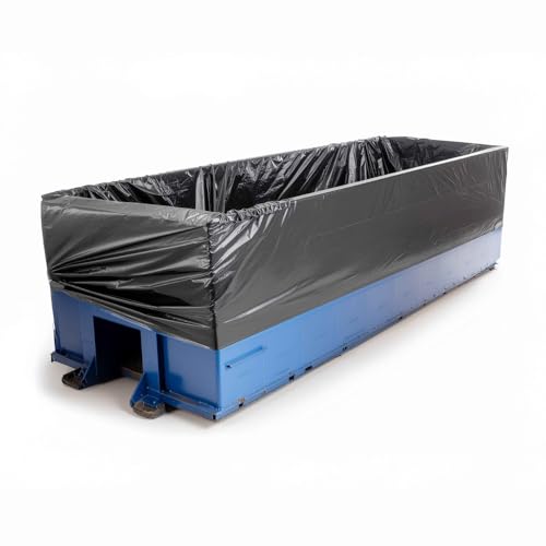 Multipurpose Plastic 40 Yard Dumpster Liner Cover 6.0 MIL (eq) Heavy Duty Tear Resistant HUGE - 75"x 75" x 540" - Protects Furniture, Appliances, Patio Furniture, Tools, & More