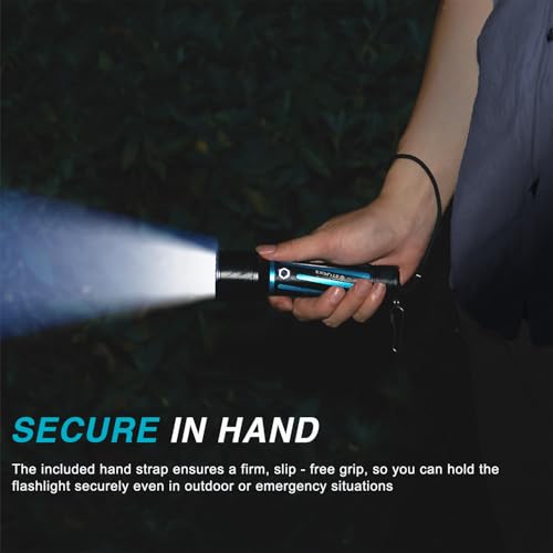 Lampe de poche rechargeable haute luminosité puissante et compacte pour les urgences