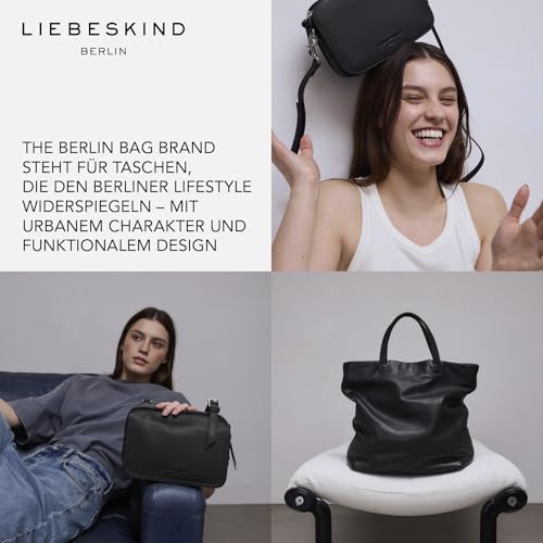LIEBESKIND Berlin Shopper „Chelsea Shopper M“ – Shopper aus Leder – großzügige Fächer – Ansicht 7