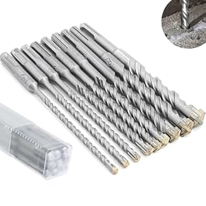 Jcakes 160mm SDS-Plus Hammerbohrer-Set 9tlg