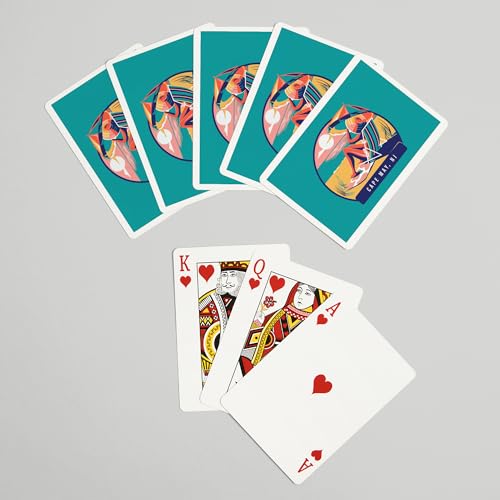 Lantern Press Naipes Poker 52 Cartas Talla Poker miniatura 7