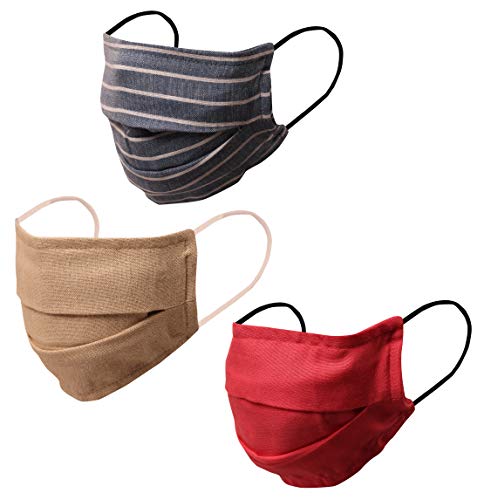 Image of Touchstone Filter pocket nose bridge double layer anti-pollution smog smoke cold cough protective cotton face mask Reusable Machine Washable for men, women.