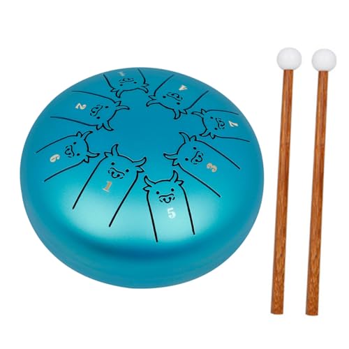 GOOHOCHY 1 Set Tongue Drum for Adults Portable Percussion Instrument Durable Unique Tone for Music Experience