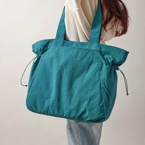Image of VAKAER Tote Bag for Women, 18L Side Cinch Shopper Bag, Large Hobo Bag, Lightweight Shoulder Bags for Work, Workout, Travel