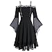 Victoriano Mujer Vintage Manga Larga Navidad Vestidos de Gala Halloween Mujer Novia Fiesta Navidad goticos Halloween Mujer Vestidos Informales Invierno Largos de Fiesta Medievales Medievales