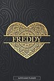 Photo Gallery freddy: freddy planner, calendar, notebook ,journal, gold heart design with the name freddy Photo Gallery freddy: freddy planner, calendar, notebook ,journal, gold heart design with the name freddy
