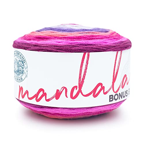 Image of Lion Brand Yarn Mandala Bonus Bundle Yarn, Yarn for Knitting, Crocheting, and Crafting, 1 Cake, Talos