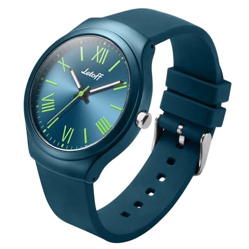 Futuristic Blue Dial Watch